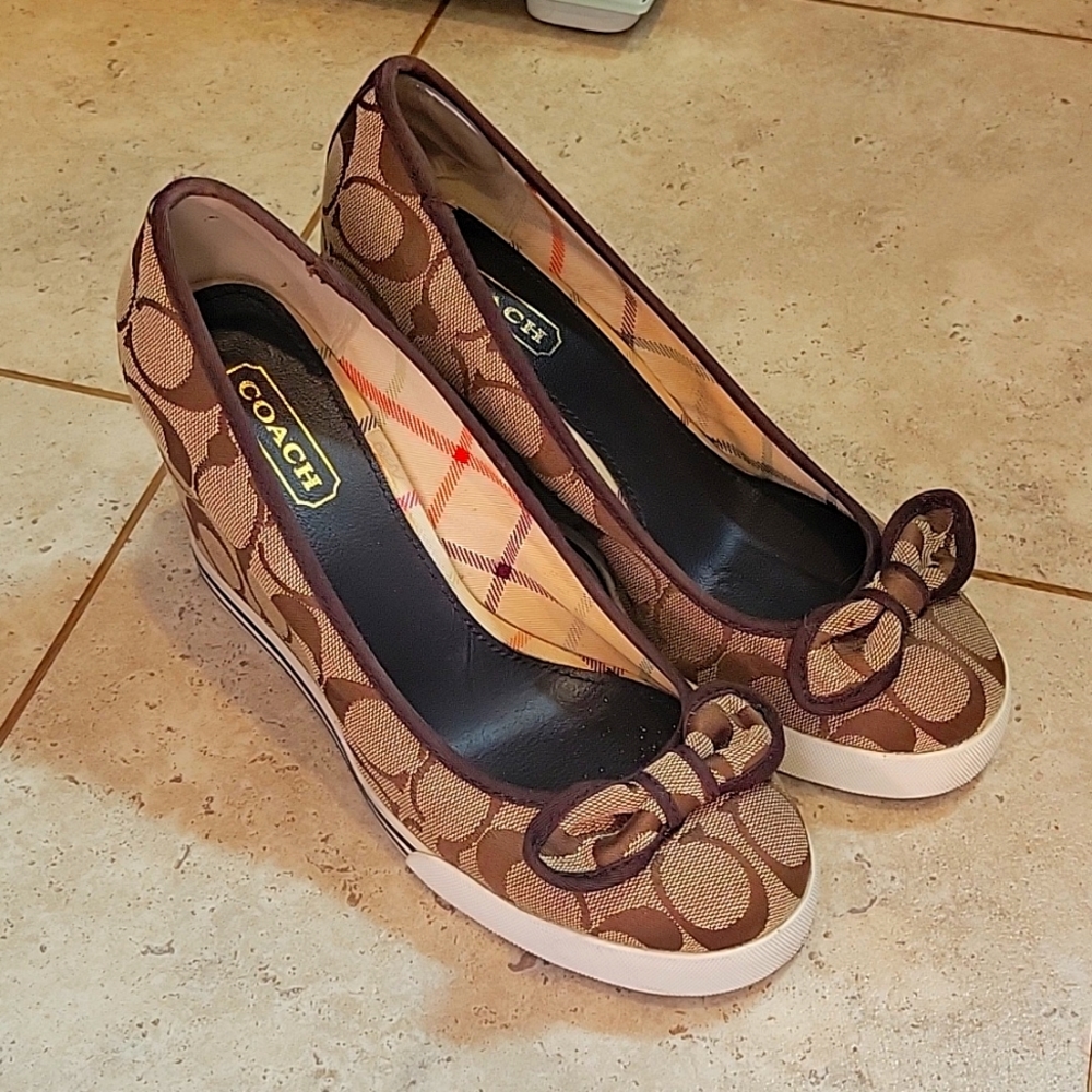 Cute coach wedges
